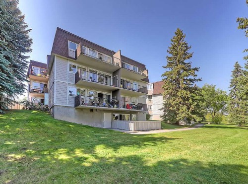 302-332 Cedar Crescent Sw, Calgary, AB - Outdoor With Balcony