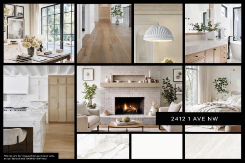 2412 1 Avenue Nw, Calgary, AB - Indoor With Fireplace