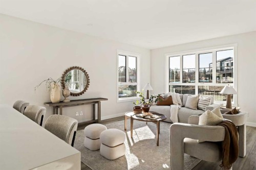 604 Sovereign Common Sw, Calgary, AB - Indoor Photo Showing Living Room