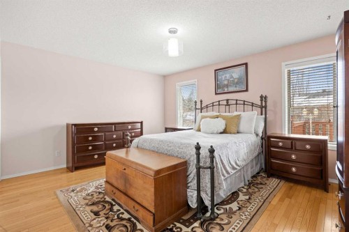 1331 Sunvista Way Se, Calgary, AB - Indoor Photo Showing Bedroom