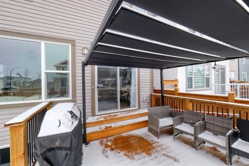 3 Saddlebred Court, Cochrane, AB - Outdoor With Deck Patio Veranda With Exterior