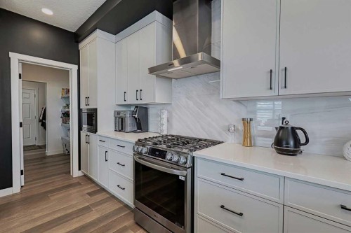 3 Saddlebred Court, Cochrane, AB - Indoor Photo Showing Kitchen