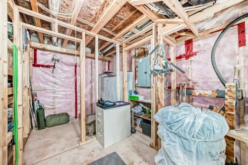 6 Elgin Meadows Gardens Se, Calgary, AB - Indoor Photo Showing Basement