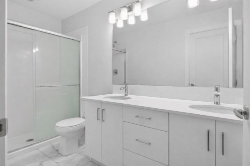 403-137 Red Embers Link Ne, Calgary, AB - Indoor Photo Showing Bathroom