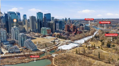 825-222 Riverfront Avenue Sw, Calgary, AB - Outdoor With View