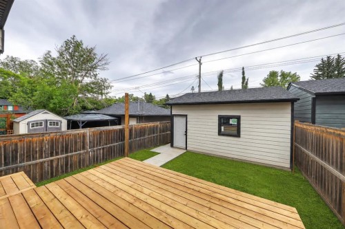 1007 18 Avenue Nw, Calgary, AB - Outdoor With Deck Patio Veranda With Exterior