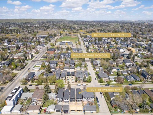 1007 18 Avenue Nw, Calgary, AB - Outdoor With View