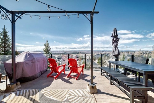 268 Springbluff Bay Sw, Calgary, AB - Outdoor With Deck Patio Veranda With View