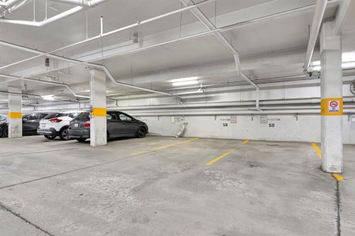 409-1000 Centre Avenue Ne, Calgary, AB - Indoor Photo Showing Garage