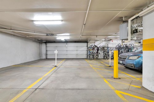 409-1000 Centre Avenue Ne, Calgary, AB - Indoor Photo Showing Garage