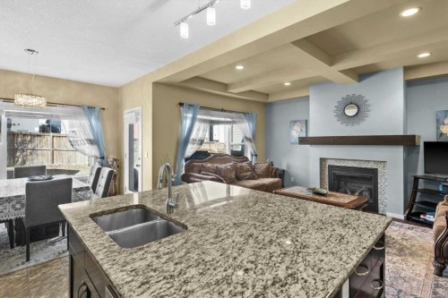 15 Sage Berry Road Nw, Calgary, AB - Indoor With Fireplace