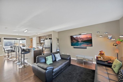 108 Panamount Way Nw, Calgary, AB - Indoor Photo Showing Living Room