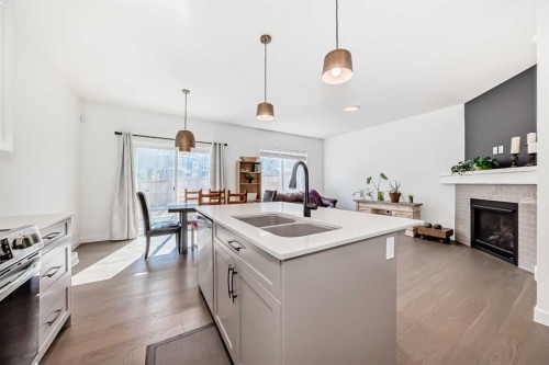 357 Nolanhurst Crescent Nw, Calgary, AB - Indoor Photo Showing Kitchen With Double Sink With Upgraded Kitchen