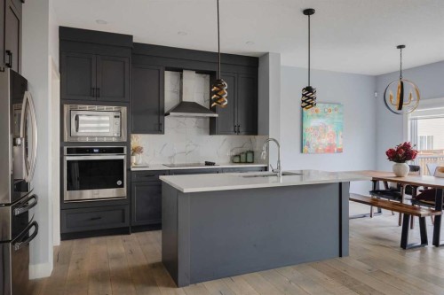 62 Legacy Glen Terrace Se, Calgary, AB - Indoor Photo Showing Kitchen With Upgraded Kitchen