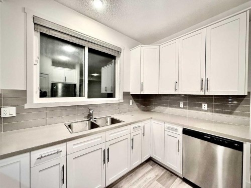 189 Carringvue Way Nw, Calgary, AB - Indoor Photo Showing Kitchen With Double Sink