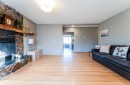 2018 Cottonwood Crescent Se, Calgary, AB  - Indoor Photo Showing Living Room With Fireplace 