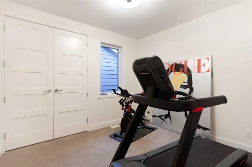 1911 31 Avenue Sw, Calgary, AB - Indoor Photo Showing Gym Room