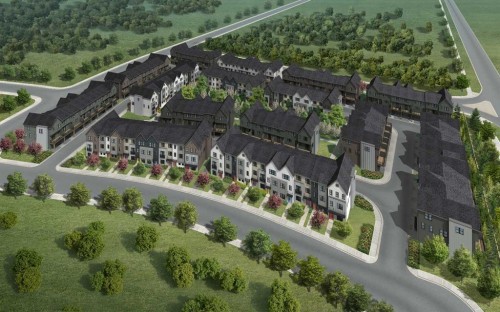 90 Heirloom Passage Se, Calgary, AB -  With View