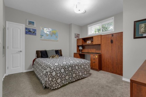 138 Reunion Landing, Airdrie, AB - Indoor Photo Showing Bedroom