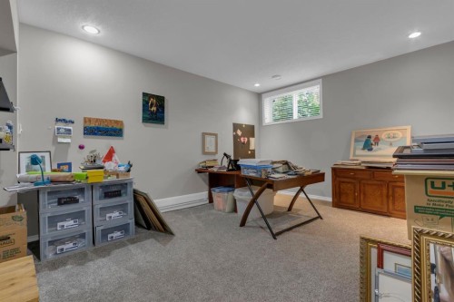 138 Reunion Landing, Airdrie, AB - Indoor Photo Showing Office