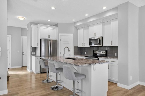 229 Nolanhurst Way Nw, Calgary, AB - Indoor Photo Showing Kitchen With Upgraded Kitchen