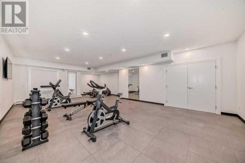 2409-395 Skyview Parkway Ne, Calgary, AB - Indoor Photo Showing Gym Room