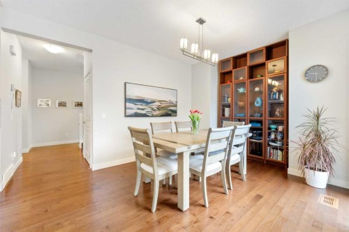 150 Auburn Springs Boulevard Se, Calgary, AB - Indoor Photo Showing Dining Room