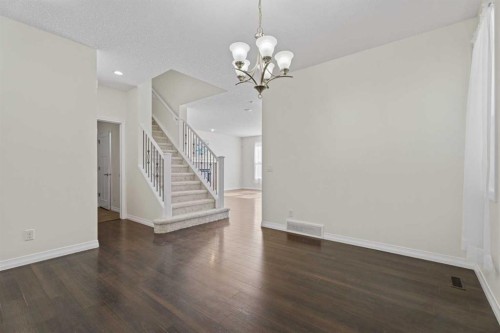 386 Mahogany Terrace Se, Calgary, AB - Indoor Photo Showing Kitchen With Stainless Steel Kitchen With Upgraded Kitchen