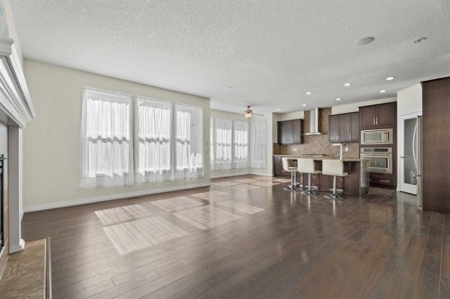 386 Mahogany Terrace Se, Calgary, AB - Indoor Photo Showing Kitchen With Stainless Steel Kitchen With Upgraded Kitchen