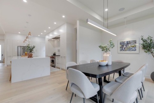 1307 Hamilton Street Nw, Calgary, AB - Indoor Photo Showing Dining Room