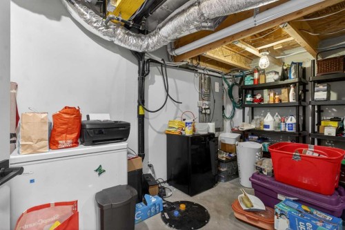 96 Emberside Glen, Cochrane, AB - Indoor Photo Showing Basement