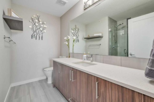 402-8531 8A Avenue Sw, Calgary, AB - Indoor Photo Showing Bathroom