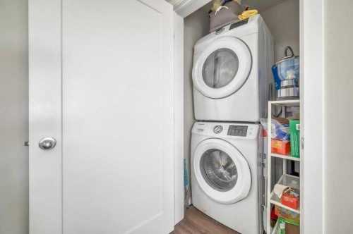 402-8531 8A Avenue Sw, Calgary, AB - Indoor Photo Showing Laundry Room