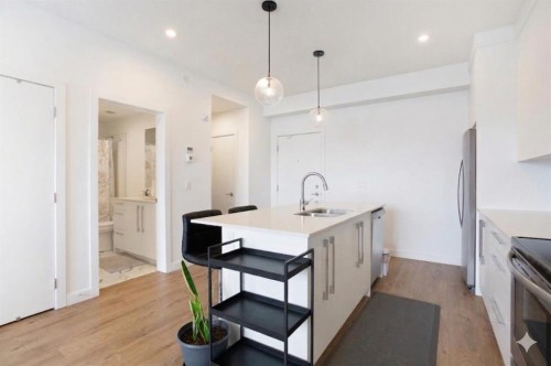 2620-60 Skyview Ranch Road Ne, Calgary, AB - Indoor Photo Showing Kitchen With Upgraded Kitchen