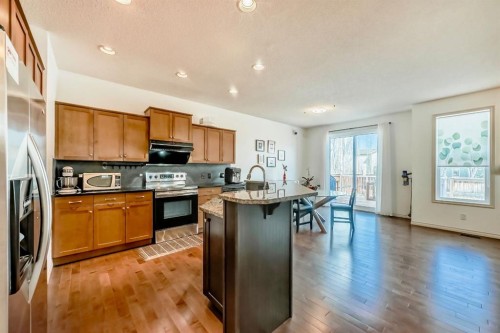 44 Aspen Hills Close Sw, Calgary, AB - Indoor Photo Showing Kitchen With Stainless Steel Kitchen