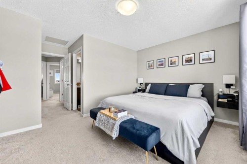 336 Cranberry Circle Se, Calgary, AB - Indoor Photo Showing Bedroom