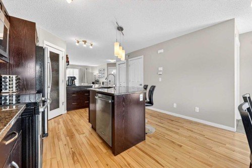 336 Cranberry Circle Se, Calgary, AB - Indoor Photo Showing Kitchen With Upgraded Kitchen