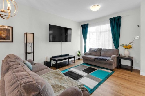 1206 Sage Meadows Gardens Nw, Calgary, AB - Indoor Photo Showing Living Room