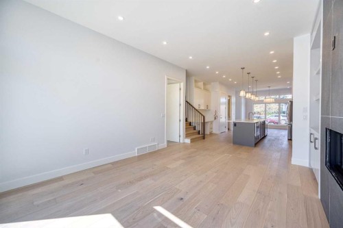 2008 26A Street Sw, Calgary, AB - Indoor With Fireplace