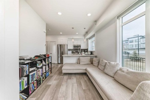 3112-410 Seton Passage Se, Calgary, AB - Indoor Photo Showing Living Room