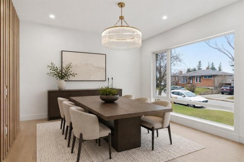 209 Windermere Road Sw, Calgary, AB - Indoor Photo Showing Dining Room