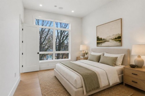 209 Windermere Road Sw, Calgary, AB - Indoor Photo Showing Bedroom