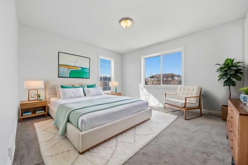 172 Somme Manor Sw, Calgary, AB - Indoor Photo Showing Bedroom