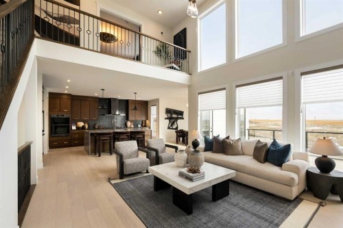 110 Herron Way Ne, Calgary, AB - Indoor Photo Showing Living Room