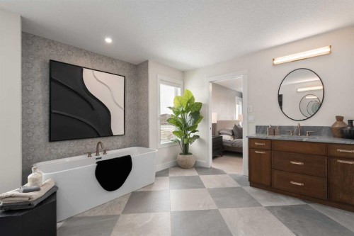 110 Herron Way Ne, Calgary, AB - Indoor Photo Showing Bathroom