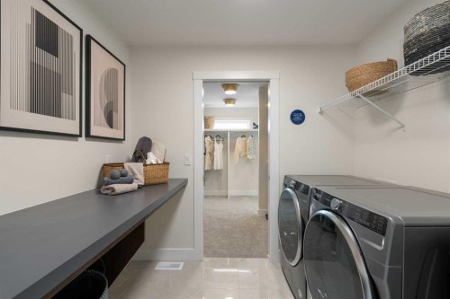 110 Herron Way Ne, Calgary, AB - Indoor Photo Showing Laundry Room