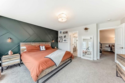 99 Legacy Glen Terrace Se, Calgary, AB - Indoor Photo Showing Bedroom