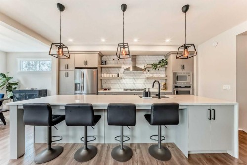 99 Legacy Glen Terrace Se, Calgary, AB - Indoor Photo Showing Kitchen With Upgraded Kitchen