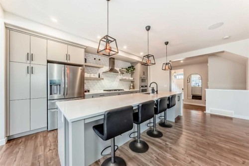 99 Legacy Glen Terrace Se, Calgary, AB - Indoor Photo Showing Kitchen With Upgraded Kitchen