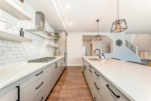 99 Legacy Glen Terrace Se, Calgary, AB - Indoor Photo Showing Kitchen With Upgraded Kitchen